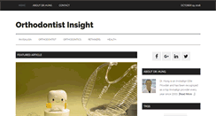 Desktop Screenshot of orthodontistinsight.com