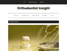 Tablet Screenshot of orthodontistinsight.com